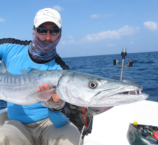 Salzwasser Angeln auf Barrakuda